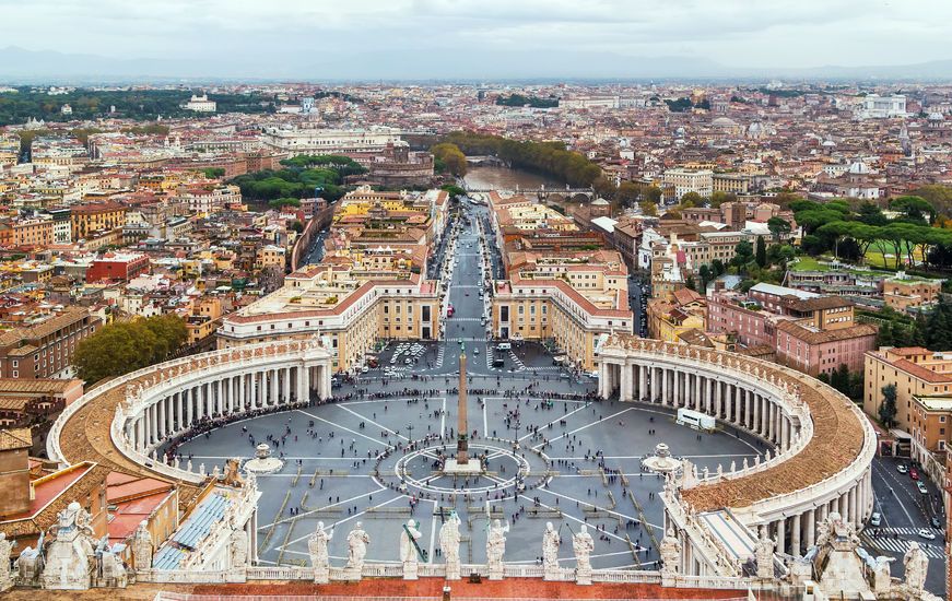 Panoramica del Rione Prati di Roma